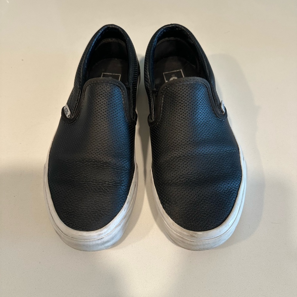 Vans Black Slip-On Sneakers